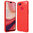Flexi Slim Carbon Fibre Case for Oppo AX7 - Brushed Red